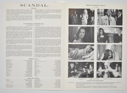 SCANDAL Cinema Exhibitors Campaign Pressbook - INSIDE 