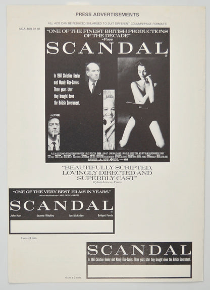 SCANDAL Cinema Exhibitors Campaign Pressbook - BACK 