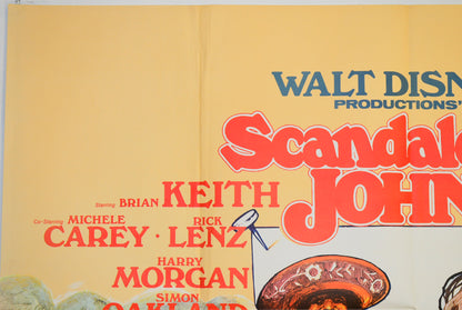 SCANDALOUS JOHN (Top Left) Cinema Quad Movie Poster 