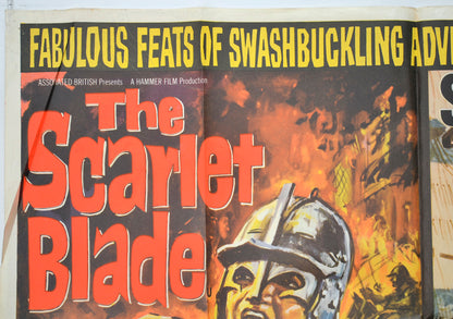 THE SCARLET BLADE / THE SON OF CAPTAIN BLOOD (Top Left) Cinema Quad Movie Poster 