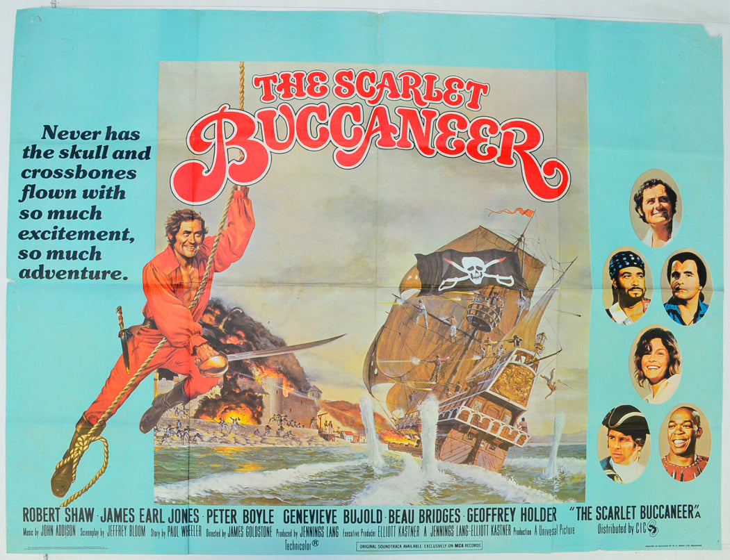 The Scarlet Buccaneer  Original British Quad Poster - Film Poster - Movie Poster