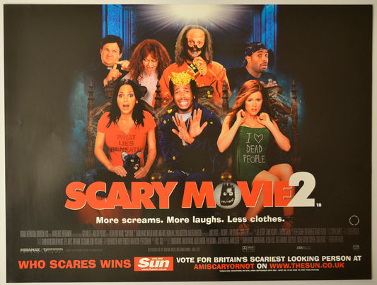 Scary Movie 2 Original Mini Quad Poster - Film Poster - Movie Poster