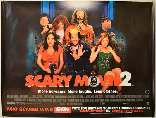 Scary Movie 2 Original Quad Poster - Film Poster - Movie Poster