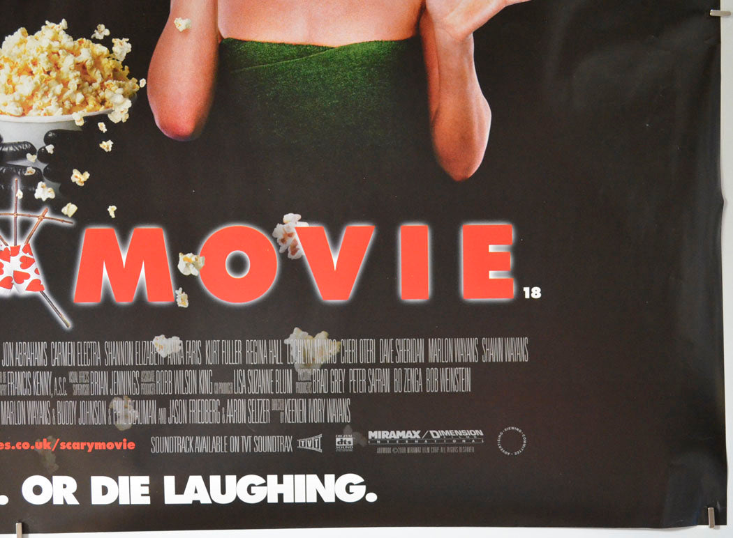 SCARY MOVIE (Bottom Right) Cinema Quad Movie Poster 