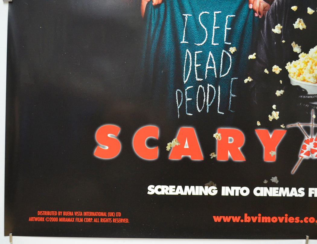 SCARY MOVIE (Bottom Left) Cinema Quad Movie Poster 