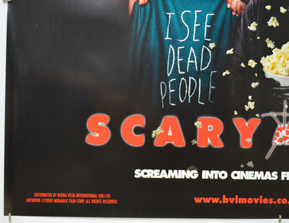 SCARY MOVIE (Bottom Left) Cinema Quad Movie Poster 