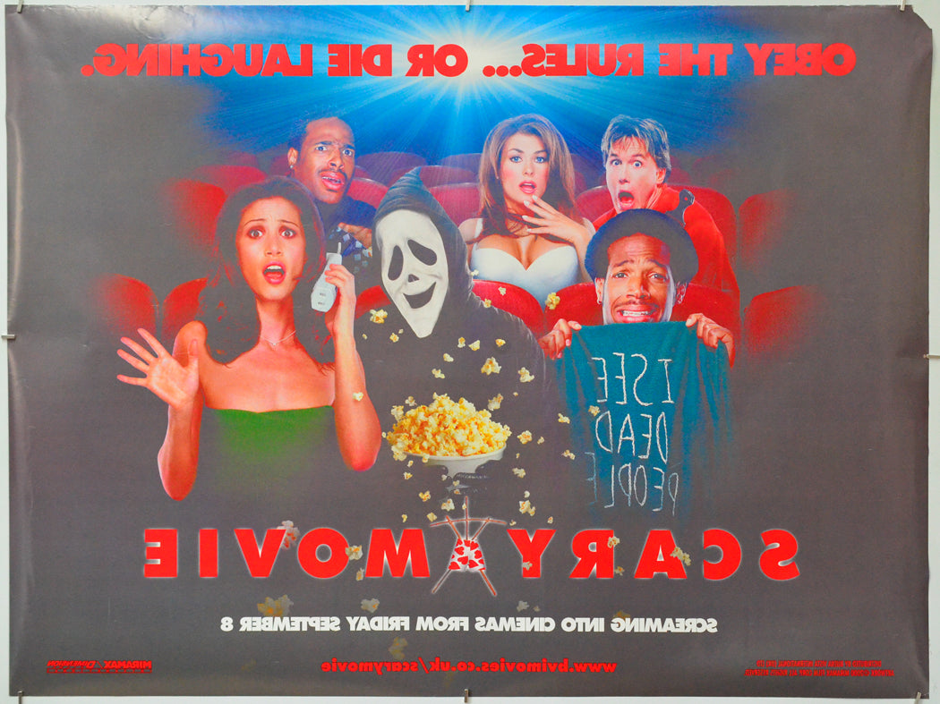 Scary Movie (Back) Cinema Quad Movie Poster 