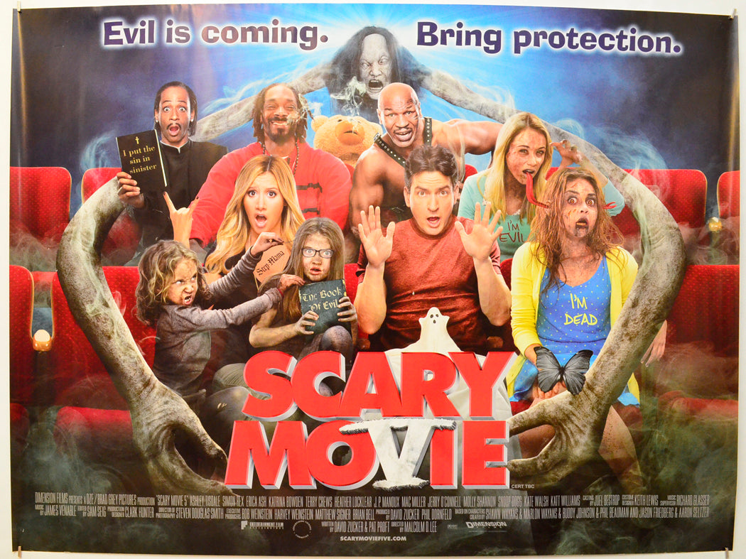 Scary Movie V Original Quad Poster - Film Poster - Movie Poster