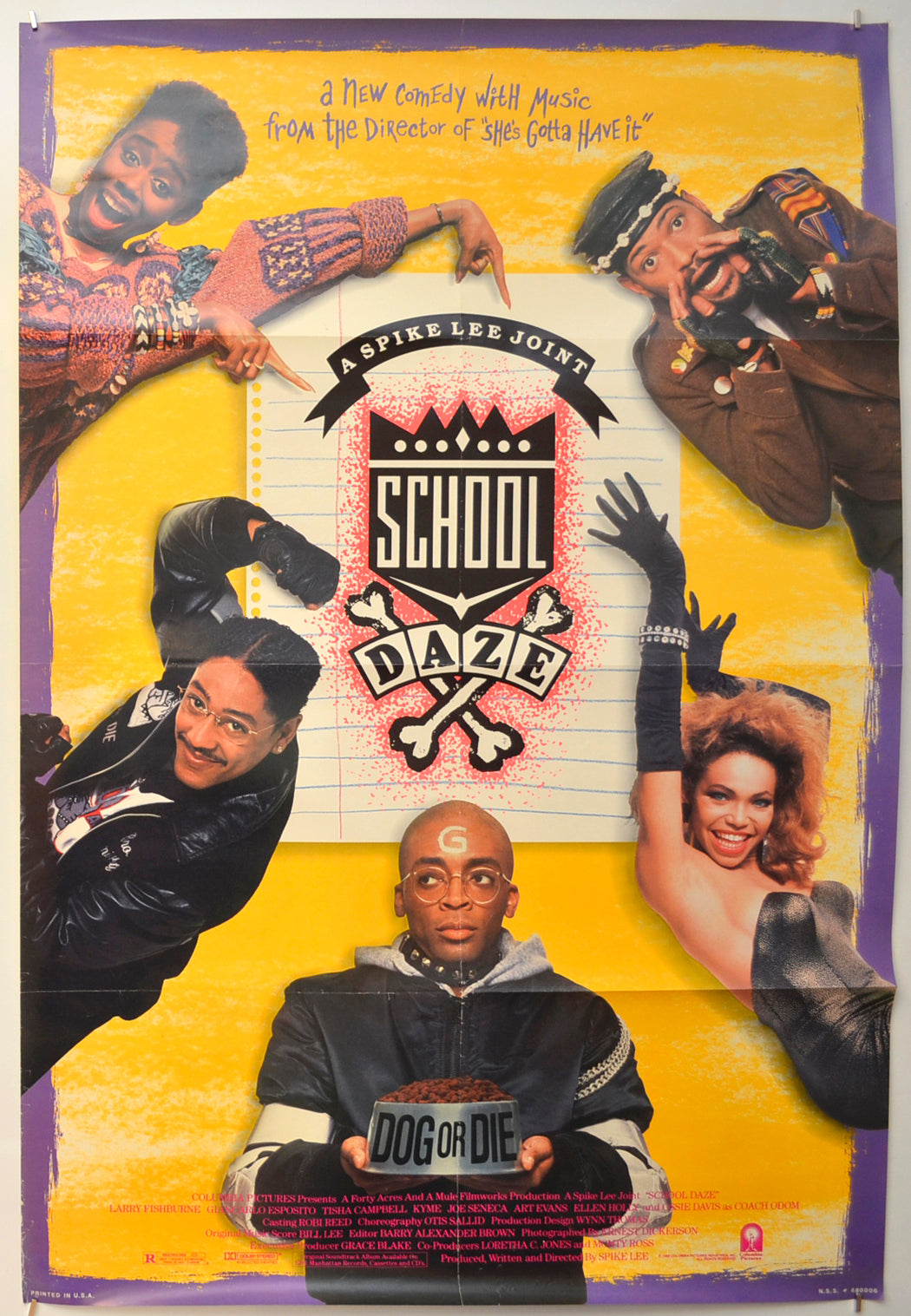 School Daze Original One Sheet Poster - Film Poster - Movie Poster