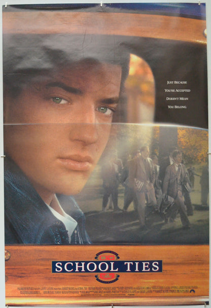 School Ties - Original One Sheet Poster - Film Poster - Movie Poster