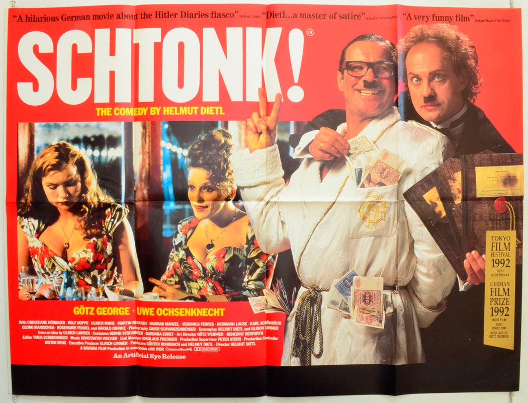 Schtonk! Original British Quad Poster - Film Poster - Movie Poster 