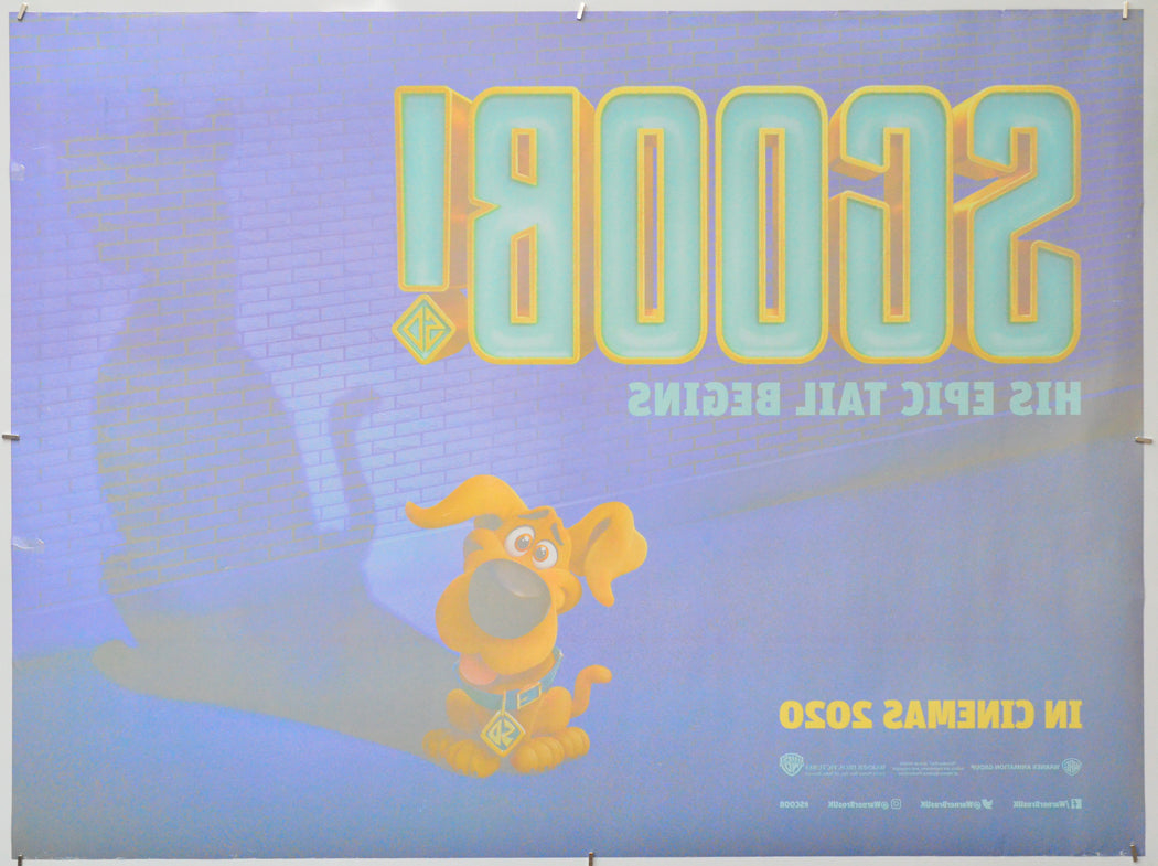 Scoob! (Back) Cinema Quad Movie Poster 