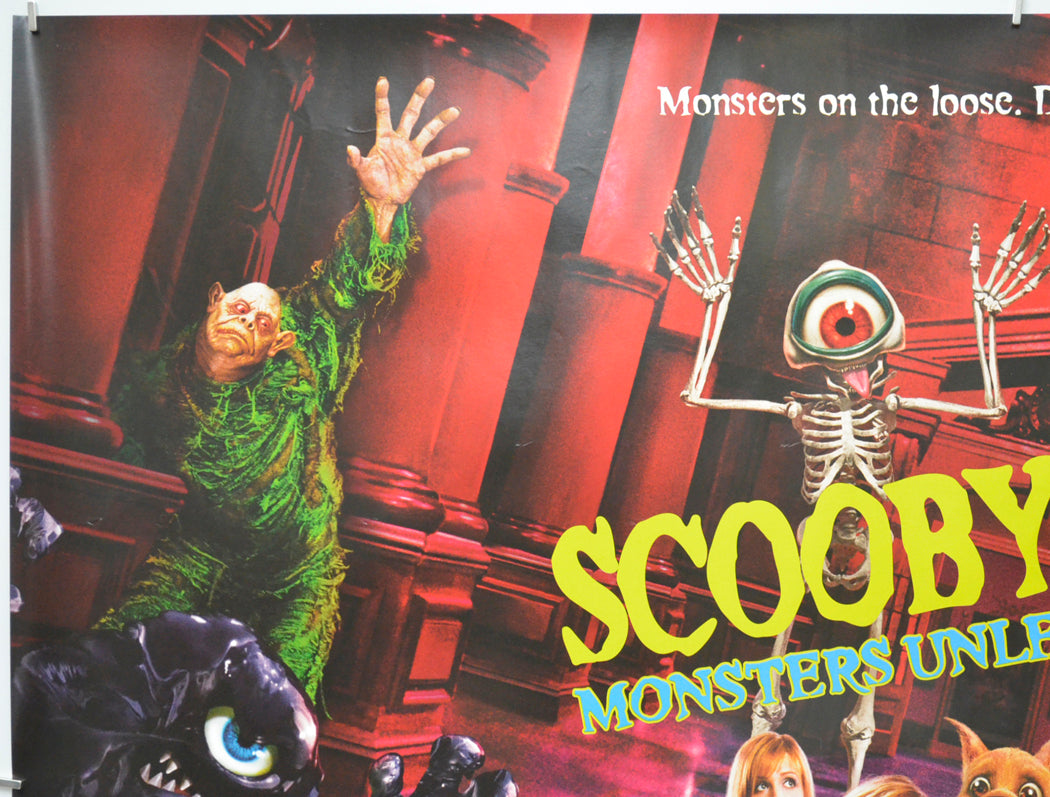 SCOOBY DOO 2 - MONSTERS UNLEASHED (Top Left) Cinema Quad Movie Poster 