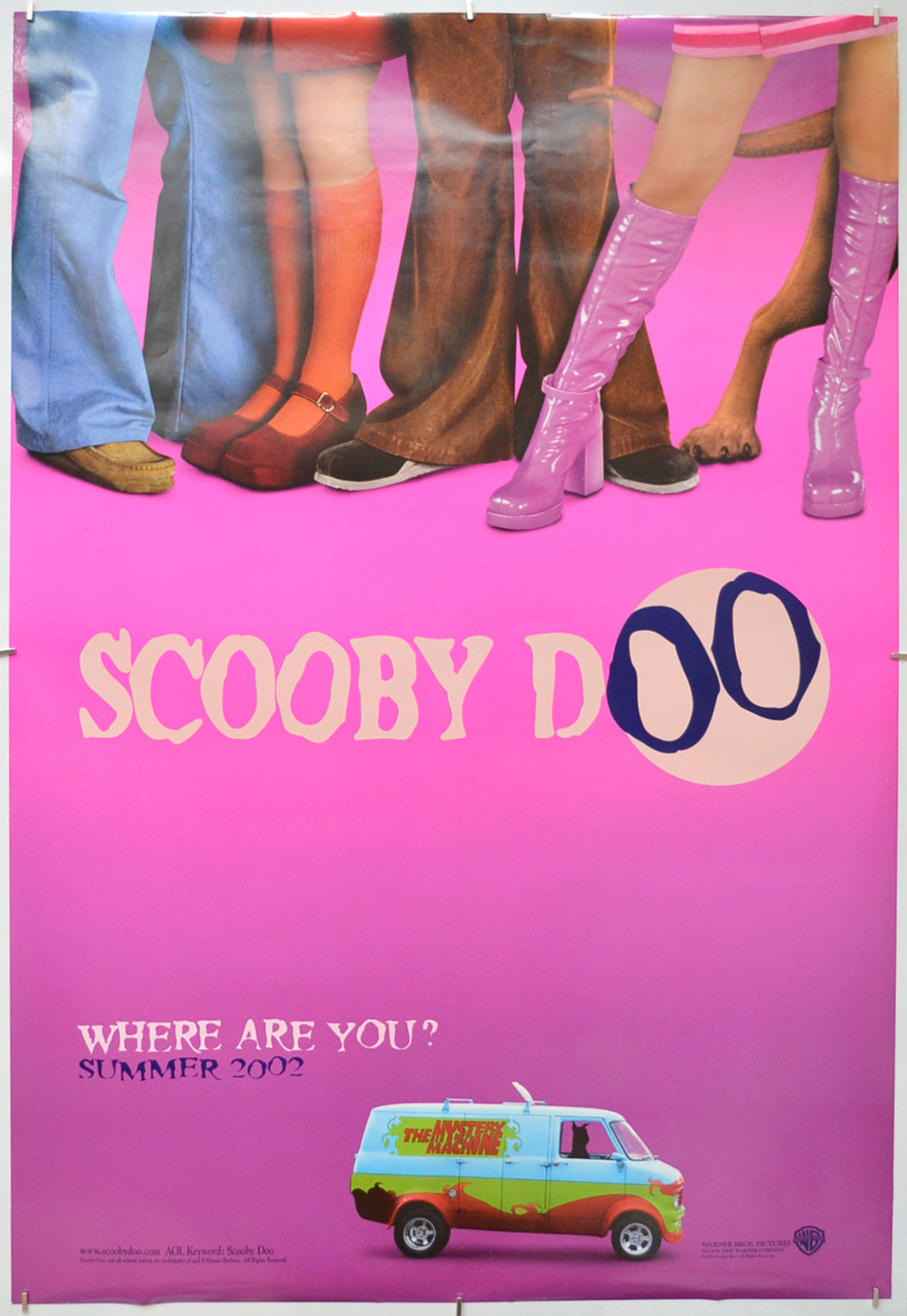 Scooby-Doo (Teaser / Advance Version) Original One Sheet Poster - Film Poster - Movie Poster