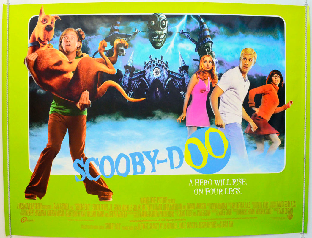 Scooby-Doo Original British Quad Poster - Film Poster - Movie Poster 