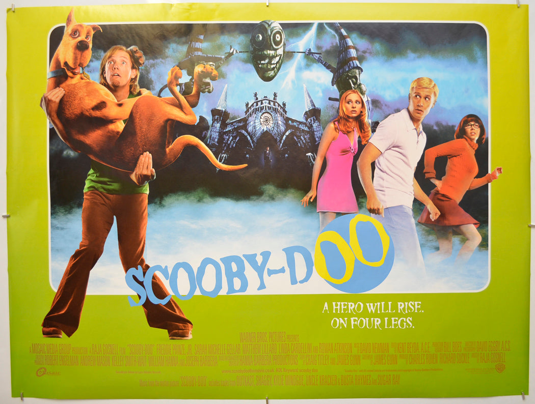 Scooby-Doo Original Quad Poster - Film Poster - Movie Poster