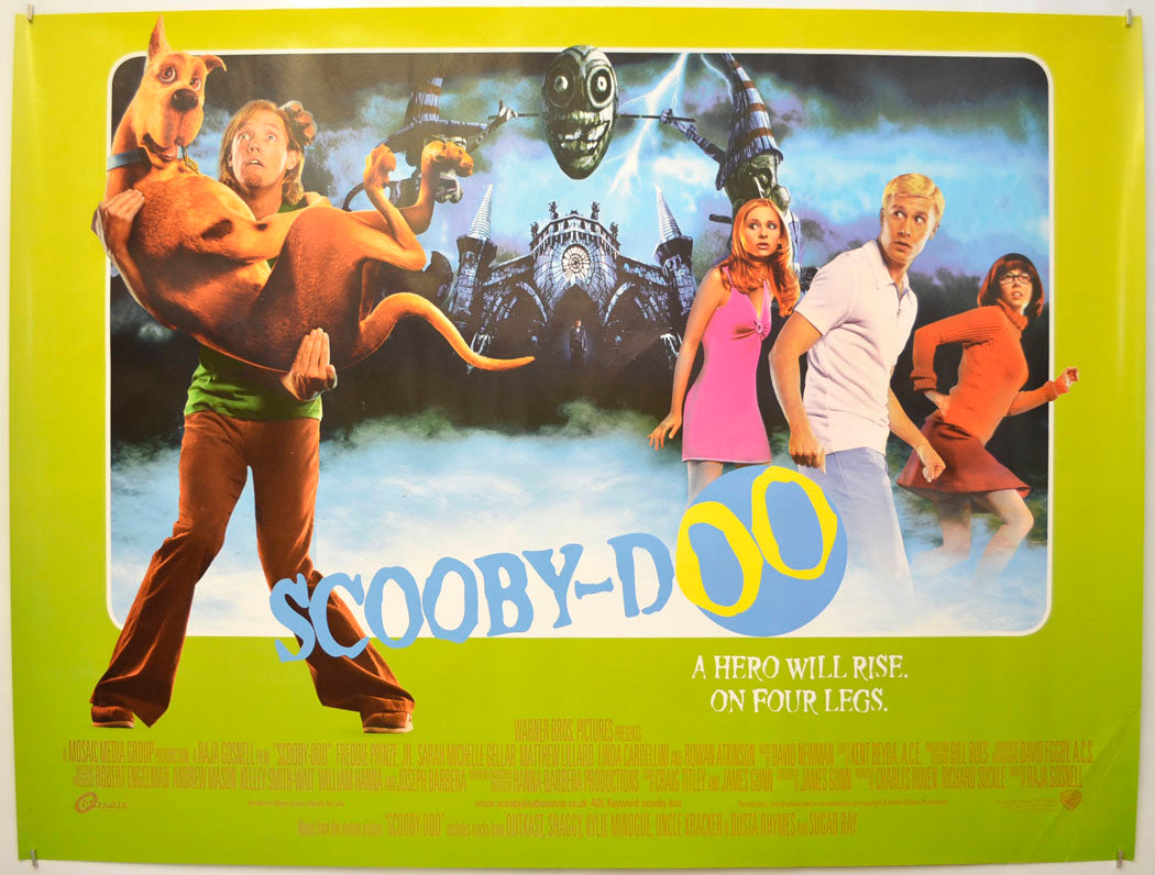 Scooby-Doo Original Quad Poster - Film Poster - Movie Poster