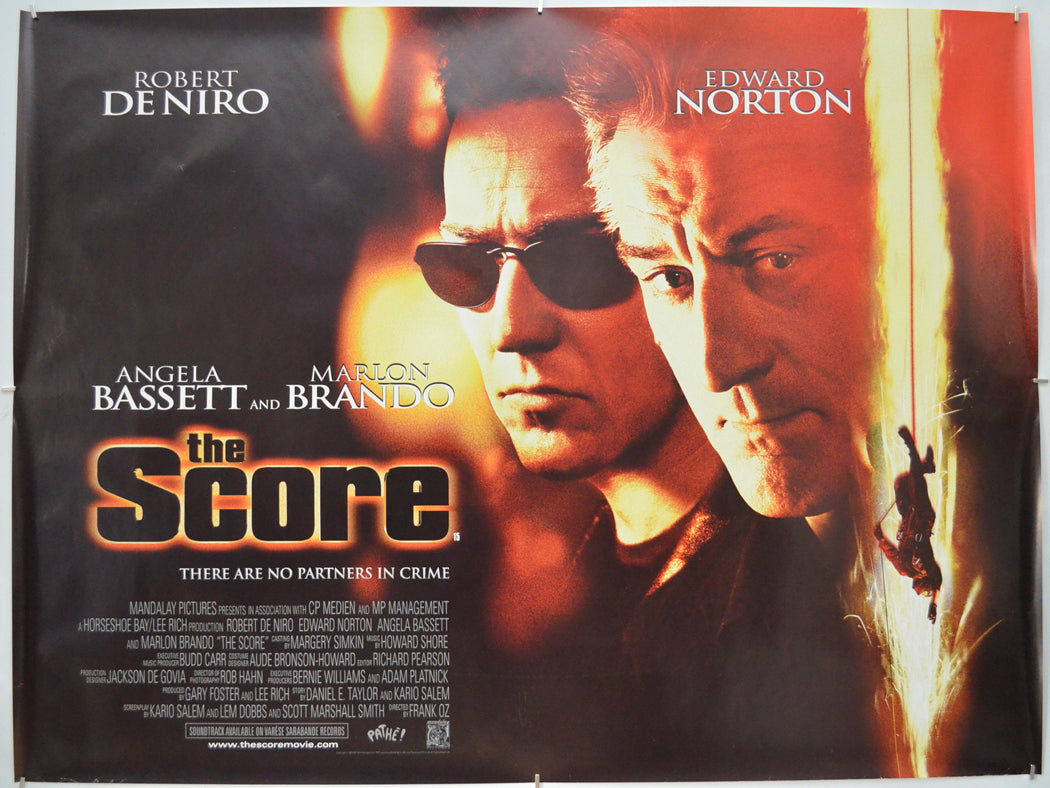 The Score Original Quad Poster - Film Poster - Movie Poster