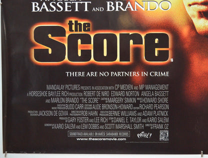 THE SCORE (Bottom Left) Cinema Quad Movie Poster 