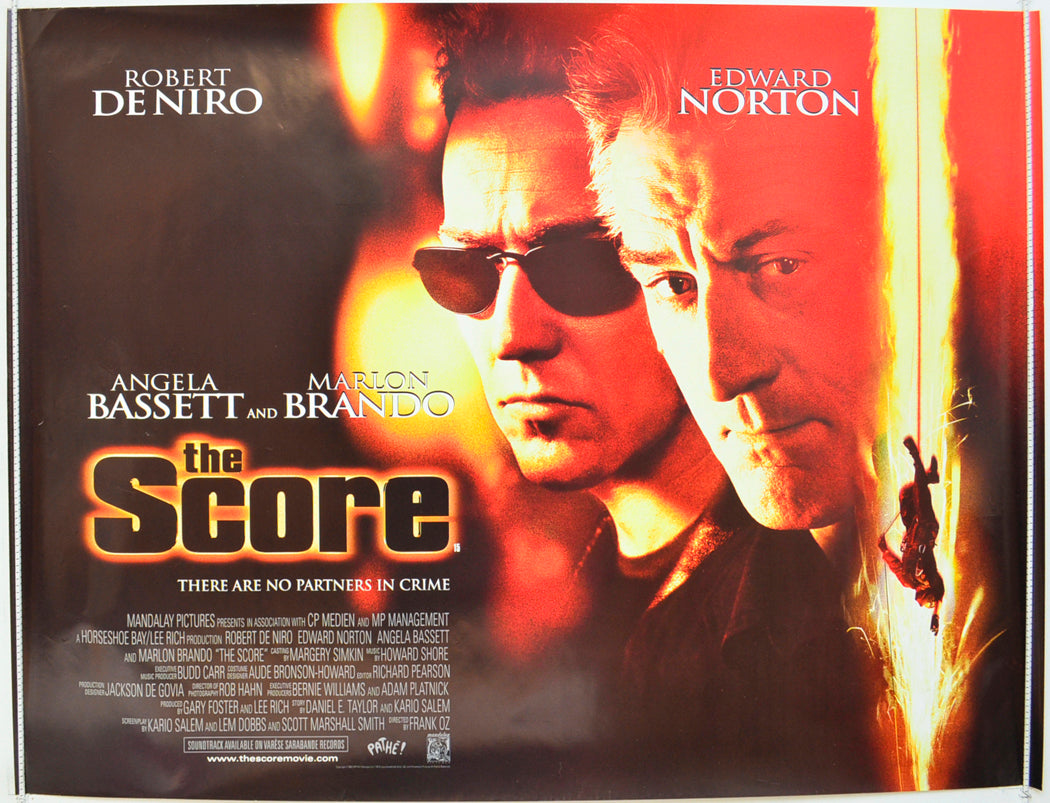 The Score Original Quad Poster - Film Poster - Movie Poster  