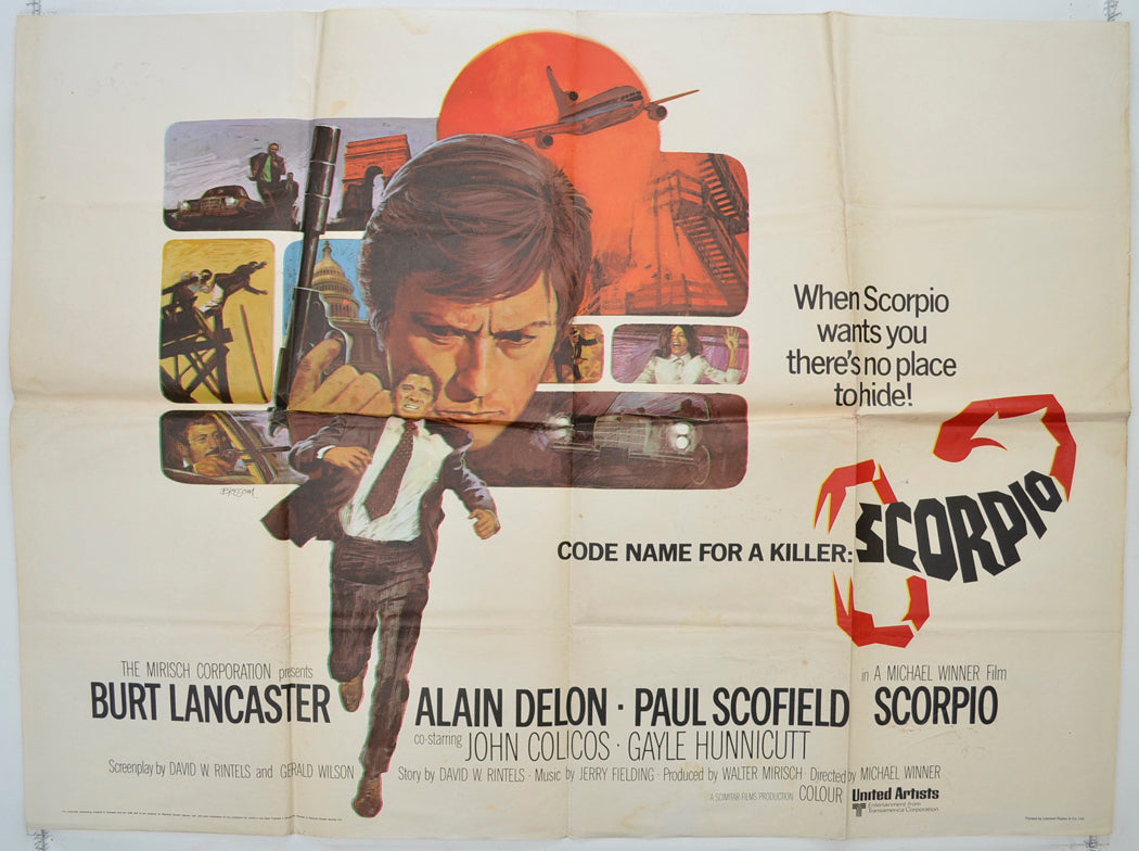 Scorpio  Original Quad Poster - Film Poster - Movie Poster