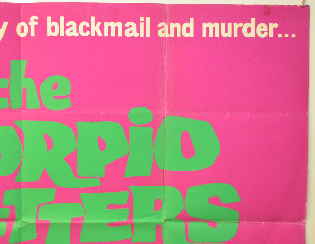 THE SCORPIO LETTERS (Top Right) Cinema Quad Movie Poster 