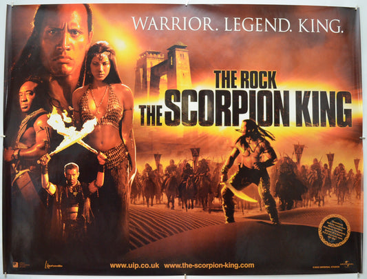 The Scorpion King Original Quad Poster - Film Poster - Movie Poster  