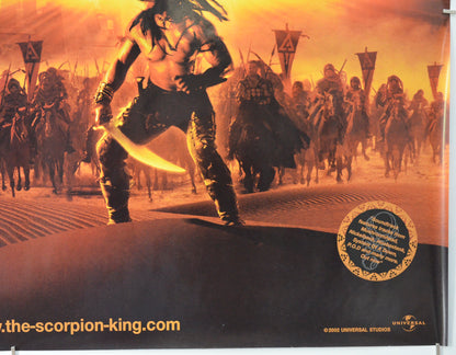 THE SCORPION KING (Bottom Right) Cinema Quad Movie Poster 