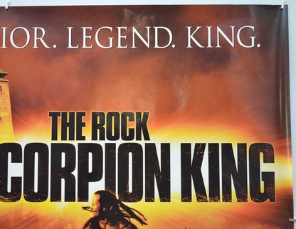 THE SCORPION KING (Top Right) Cinema Quad Movie Poster 