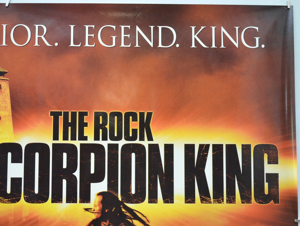 THE SCORPION KING (Top Right) Cinema Quad Movie Poster 