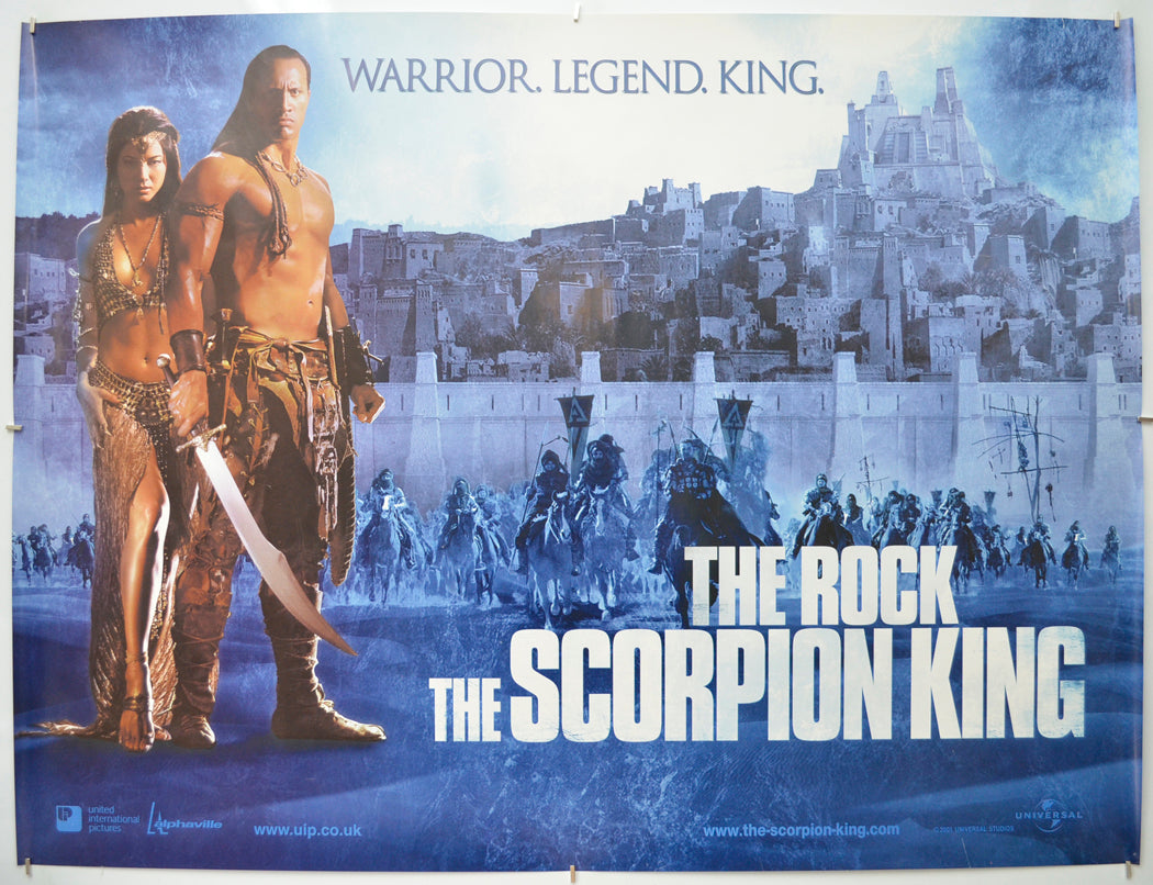 The Scorpion King (Teaser / Advance Version) Original Quad Poster - Film Poster - Movie Poster  