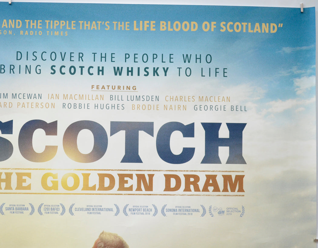 SCOTCH: THE GOLDEN DRAM (Top Right) Cinema Quad Movie Poster 