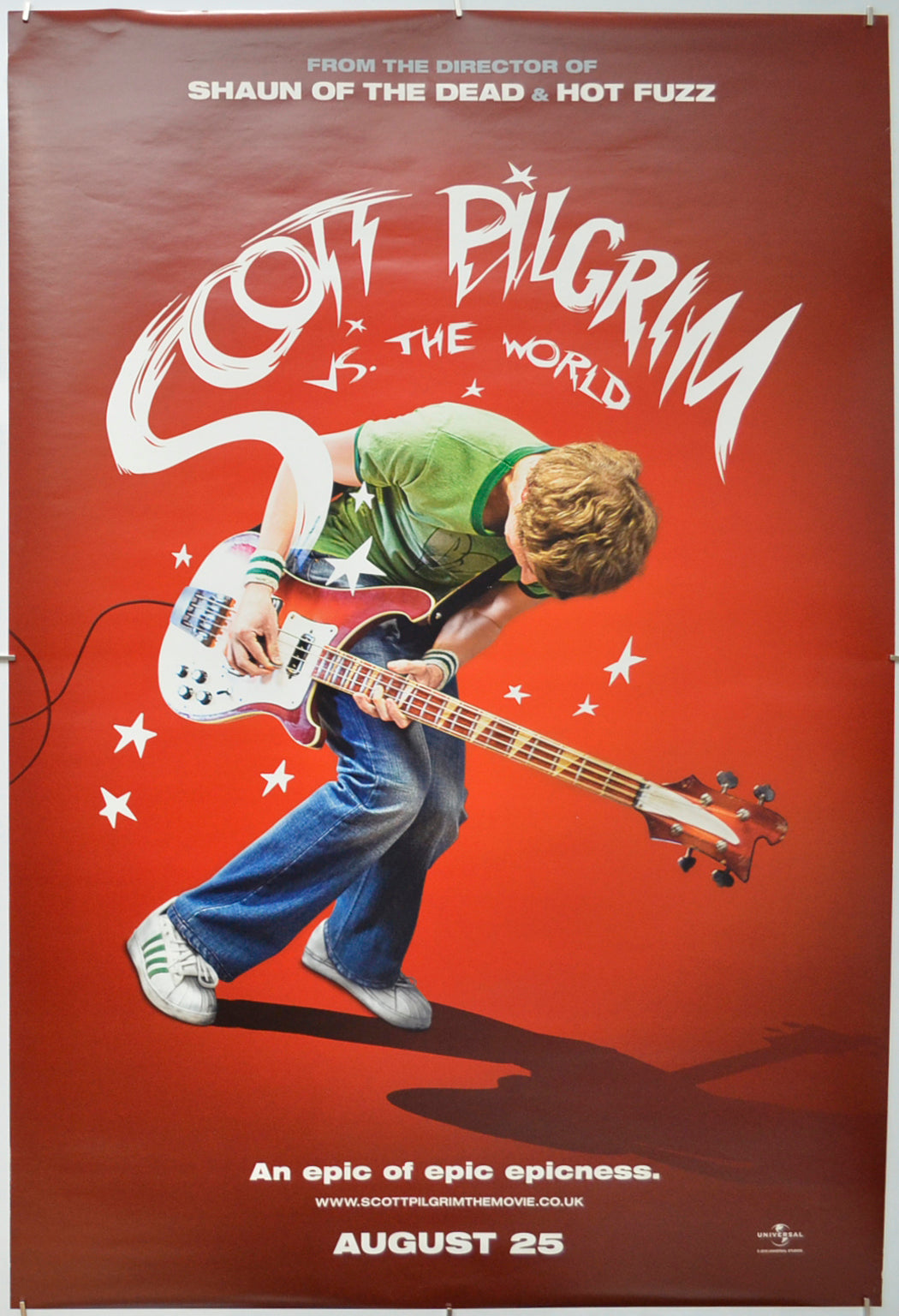 Scott Pilgrim Vs The World Original One Sheet Poster - Film Poster - Movie Poster