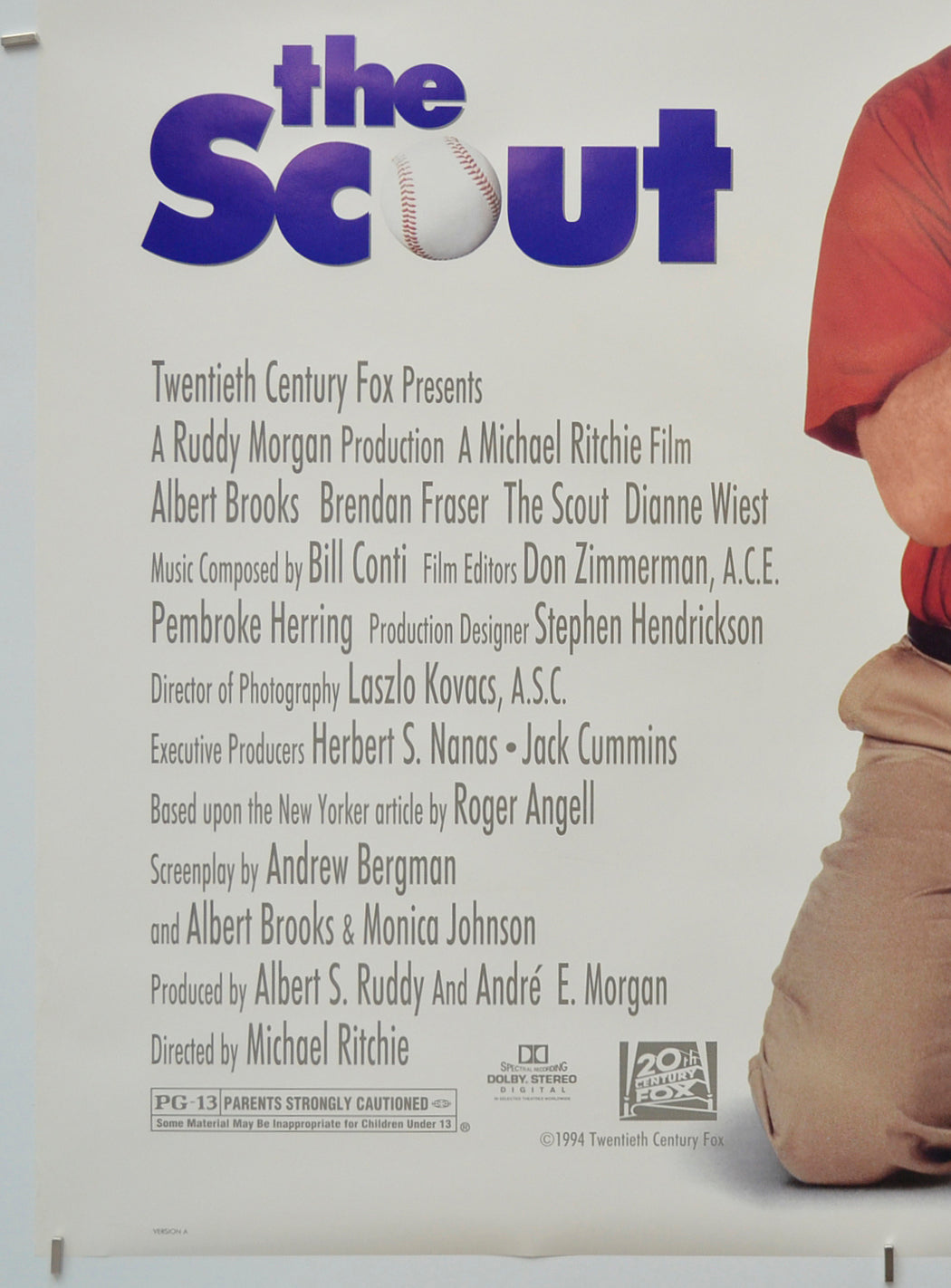 THE SCOUT (Bottom Left) Cinema One Sheet Movie Poster 