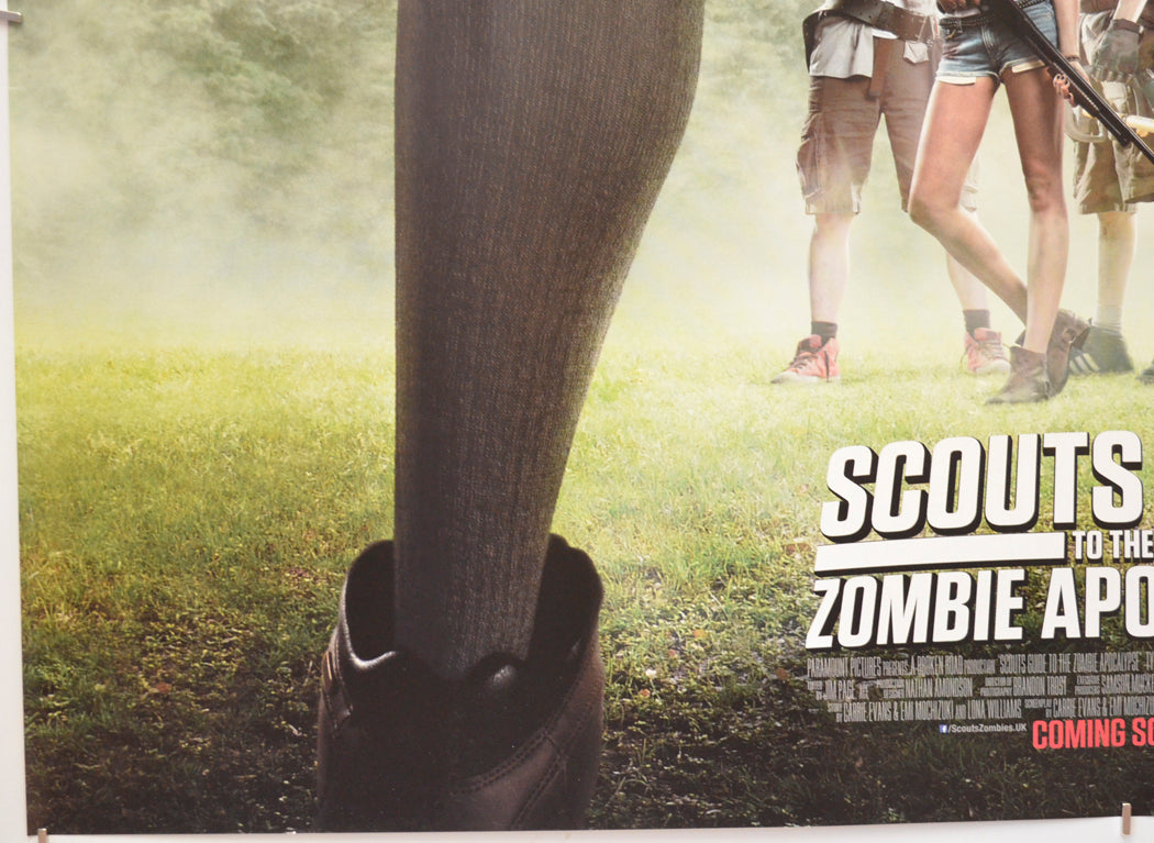 SCOUTS GUIDE TO THE ZOMBIE APOCALYPSE (Bottom Left) Cinema Quad Movie Poster 