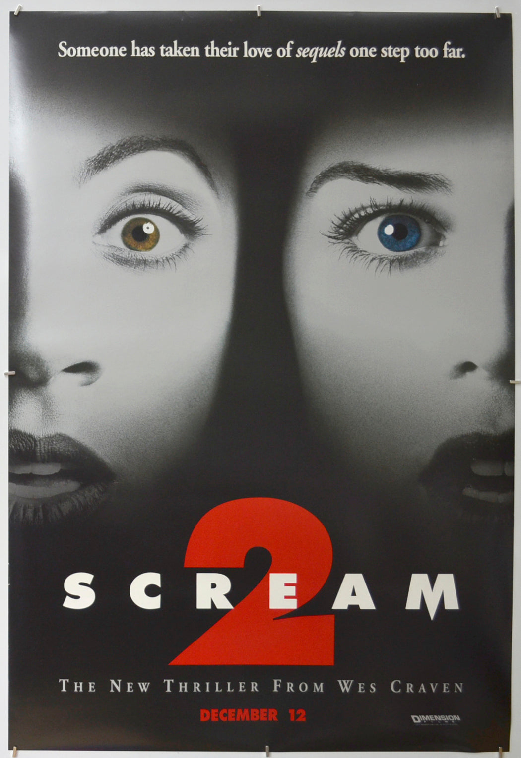 “Scream 2” (Teaser / Advance Version) Original One Sheet Poster - Film ...