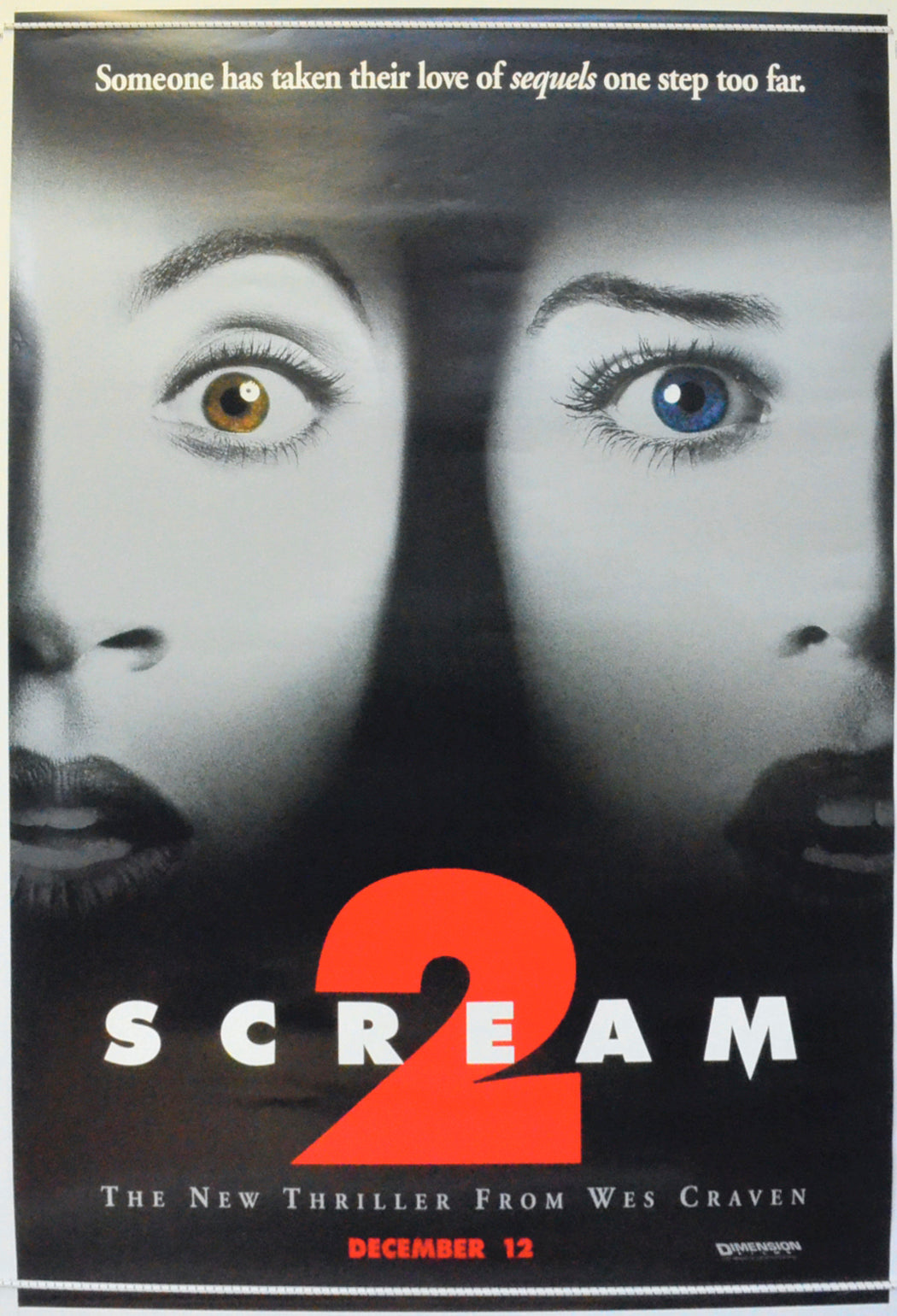 Scream 2  Original One Sheet Poster - Film Poster - Movie Poster 