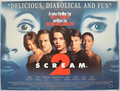 Scream 2 - Original Quad Poster - Film Poster - Movie Poster