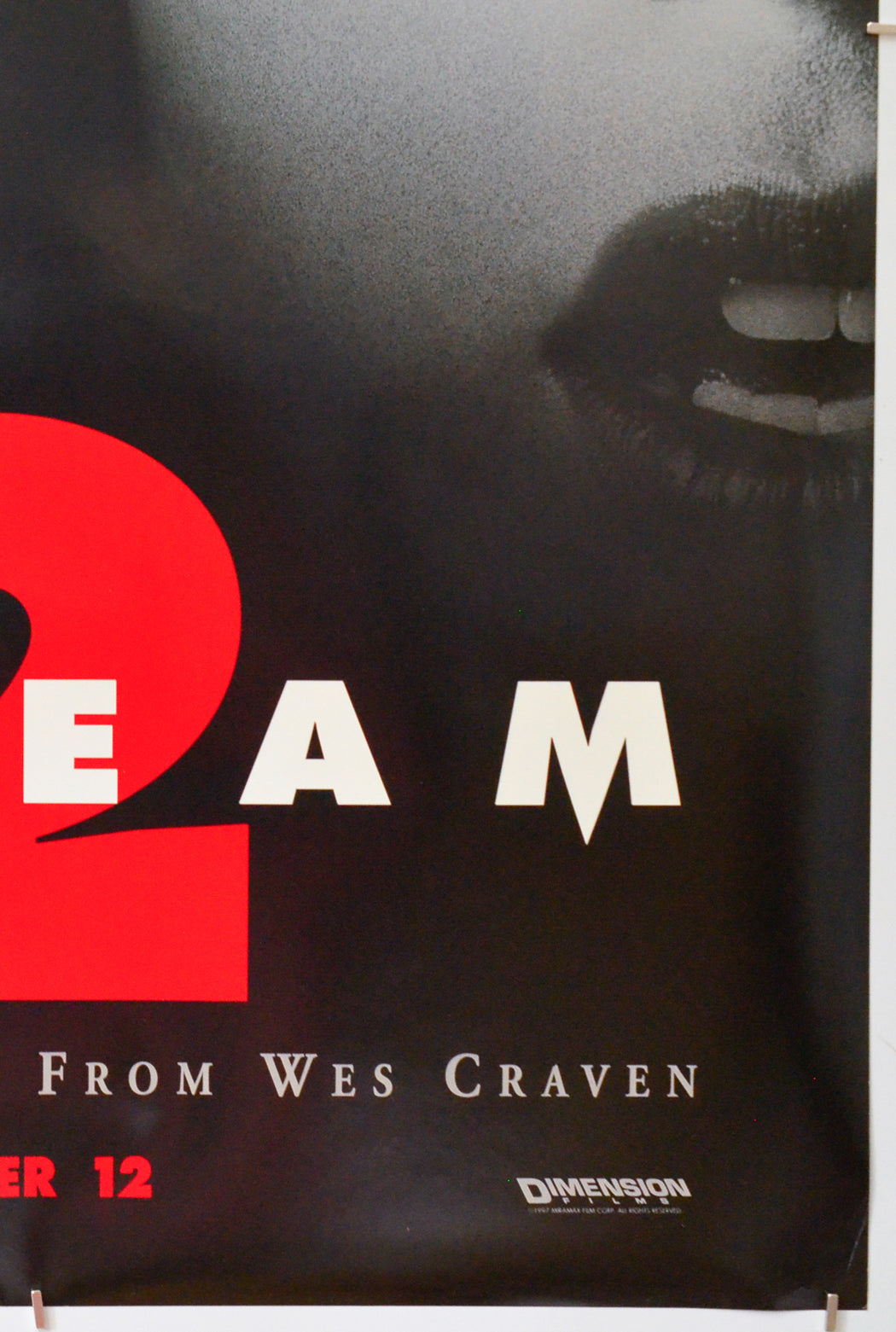 Scream 2 (Bottom Right) Cinema One Sheet Movie Poster 