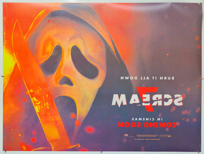 Scream 7 (Back) Cinema Quad Movie Poster 