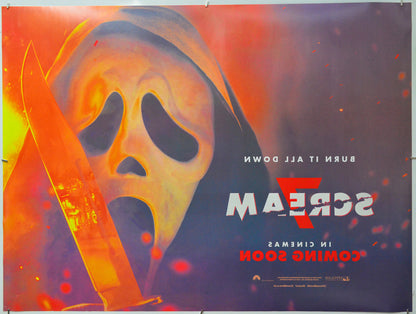 Scream 7 (Back) Cinema Quad Movie Poster 