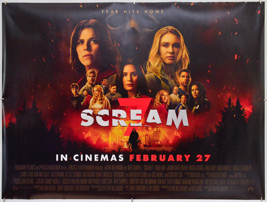 Scream 7 - Original Quad Poster - Film Poster - Movie Poster