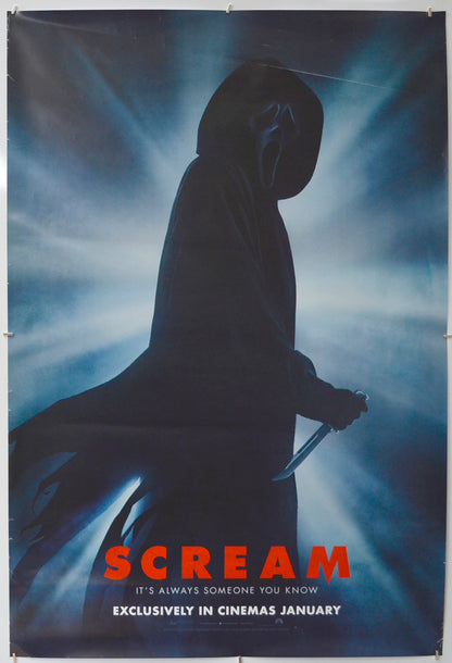 Scream (Teaser / Advance Version) Original One Sheet Poster - Film Poster - Movie Poster