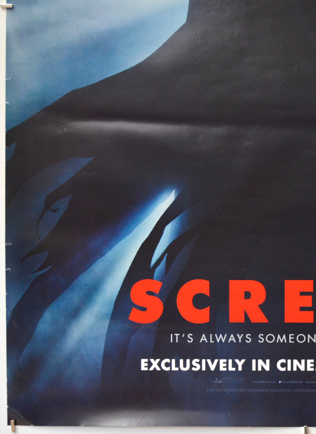 SCREAM (Bottom Left) Cinema One Sheet Movie Poster 