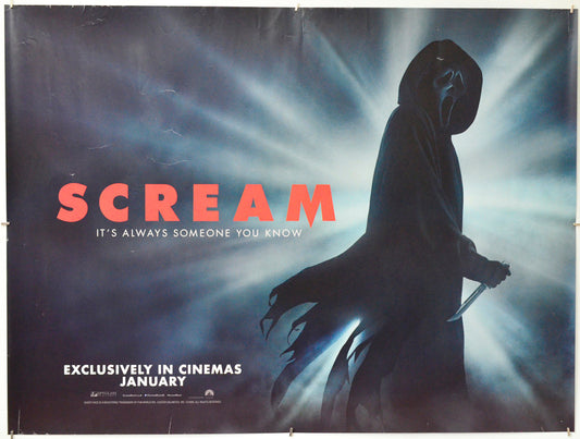 Scream - Original Quad Poster - Film Poster - Movie Poster