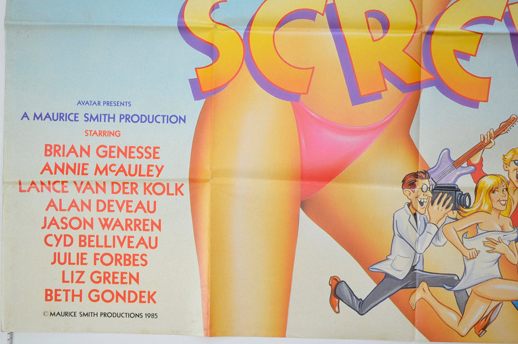 SCREWBALLS II - LOOSE SCREWS (Bottom Left) Cinema Quad Movie Poster 