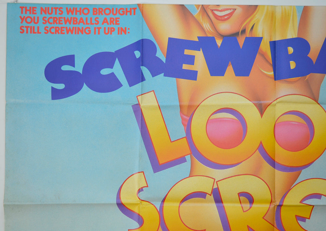 SCREWBALLS II - LOOSE SCREWS (Top Left) Cinema Quad Movie Poster 