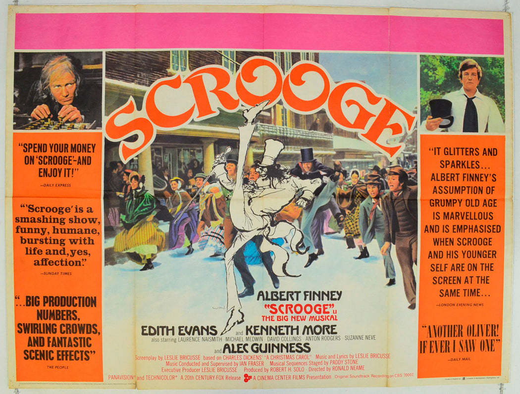 Scrooge Original British Quad Poster - Film Poster - Movie Poster 