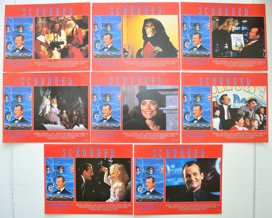 Scrooged  Set of 8 Original Cinema Lobby Cards 