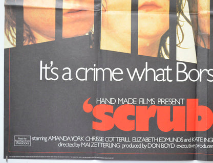 SCRUBBERS (Bottom Left) Cinema Quad Movie Poster 